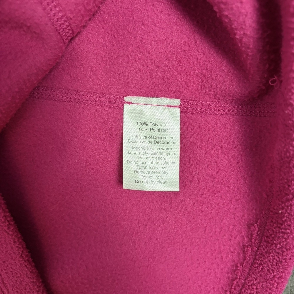 Eddie Bauer Women's Quarter Zip Medium Top Long Sleeve Pink Athletic Hiking Hot - Picture 7 of 8